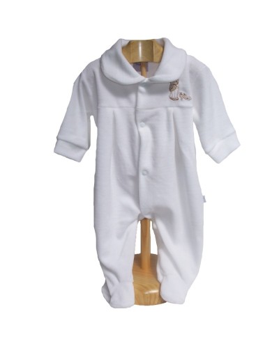 Pijama aterciopelado con conejito en varios colores