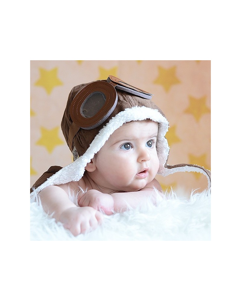 Gorro aviador para bebé