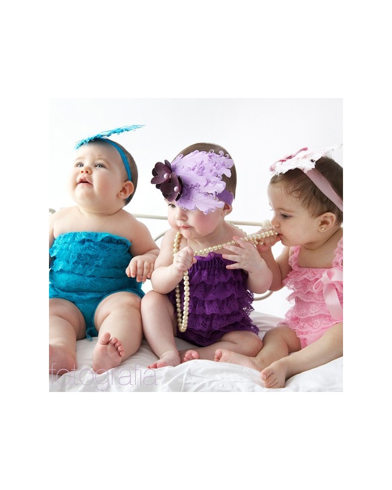 Pelele de encajes con tirantes en varios colores