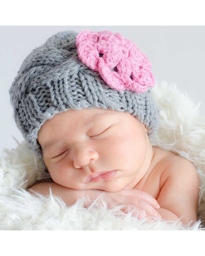 Gorrito de punto para beb