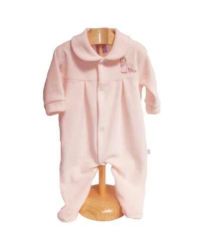 Pijama aterciopelado con conejito en varios colores