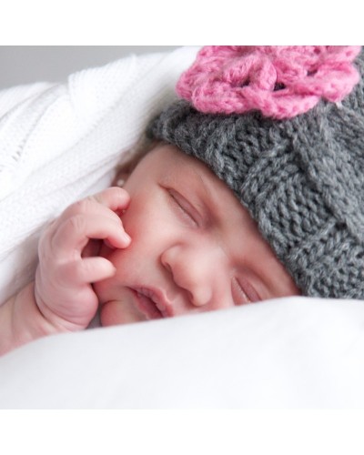 Gorrito de punto para beb