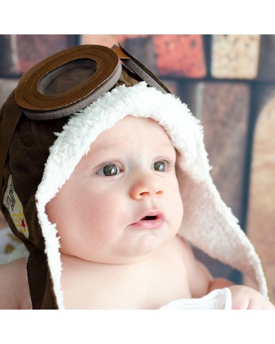 Gorro aviador para bebé