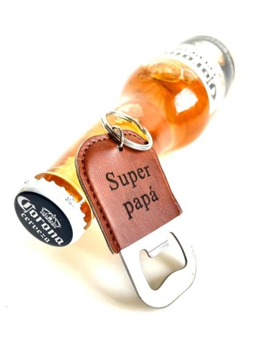 Llavero abrebotellas super papá