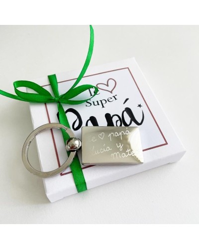 Llavero personalizado para regalar a papás