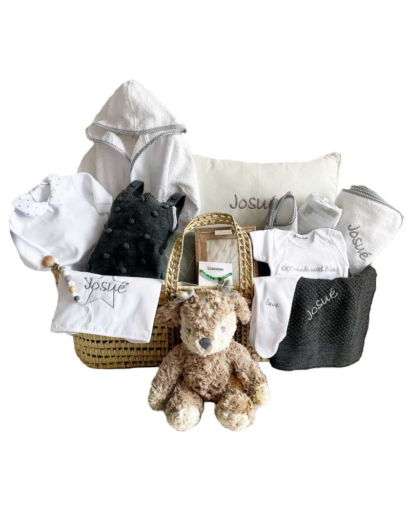 Canastillas bebe. Cojines personalizados  con nombre