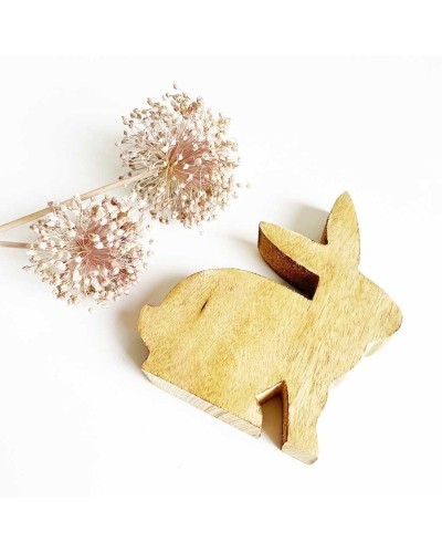 Conejito de madera infantil