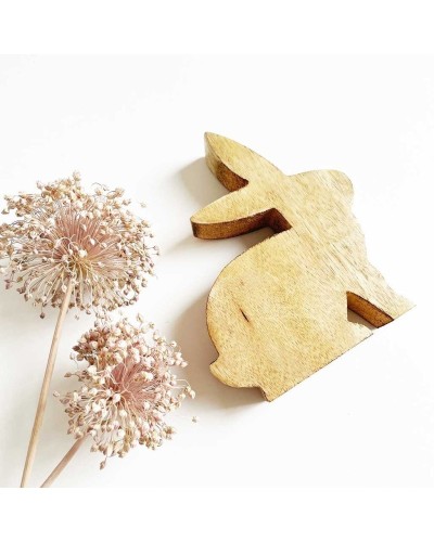 Conejito de madera infantil