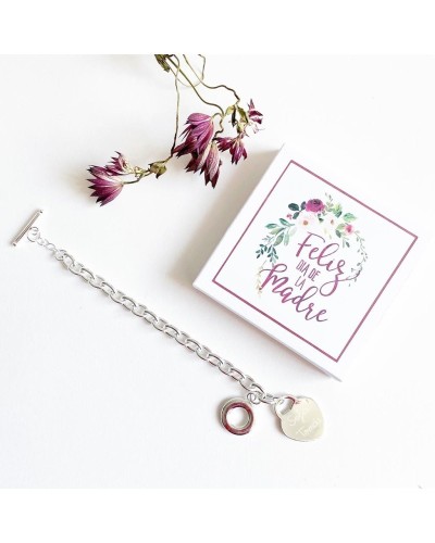 Pulsera personalizada para el día de la madre