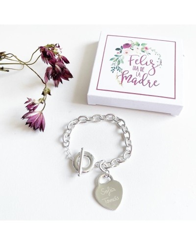 Pulsera personalizada para el día de la madre