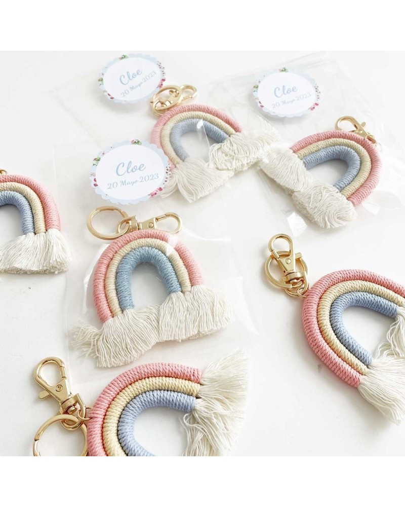 Detalles para invitados de un bautizo