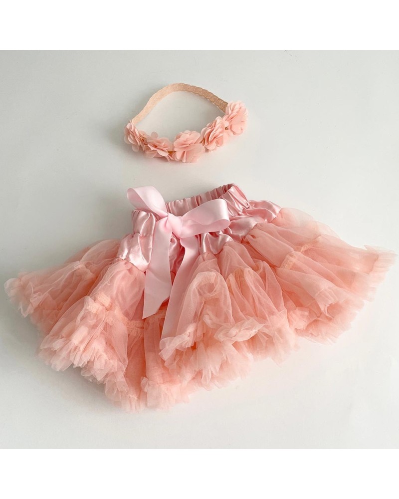 Falda tutu rosapara bebé