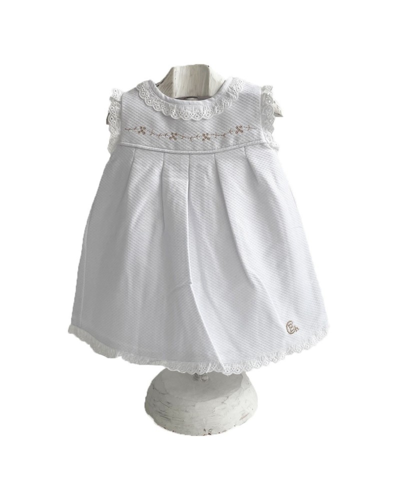 Vestido de piqué para bebé