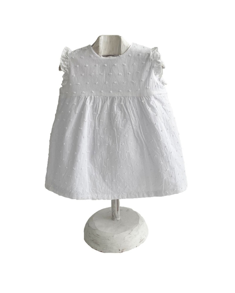 Vestido de plumetti para bebé