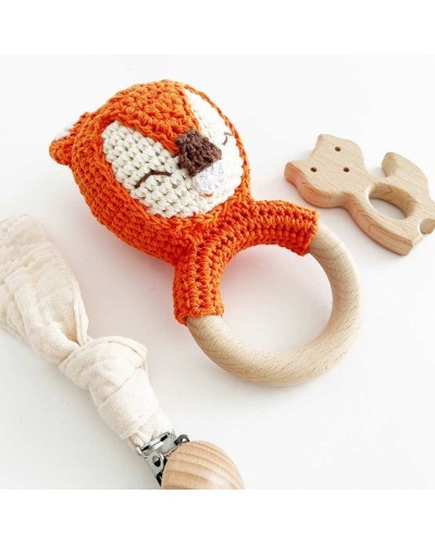 Set de crochet zorro para bebé
