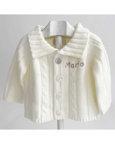 Chaqueta para bebés de punto