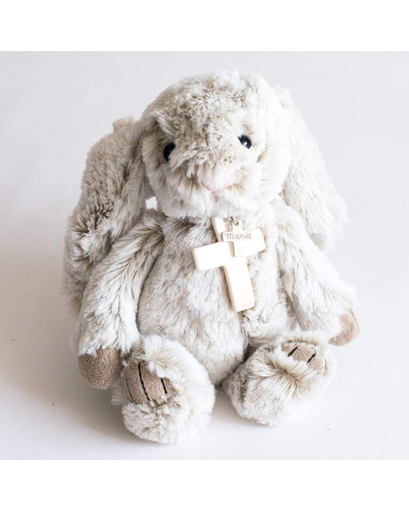 Regalos de bautizo. Peluche personalizado, peluche con nombre