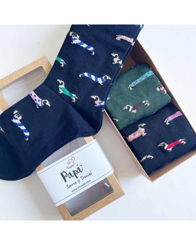 Regalo para el día del padre calcetines divertidos