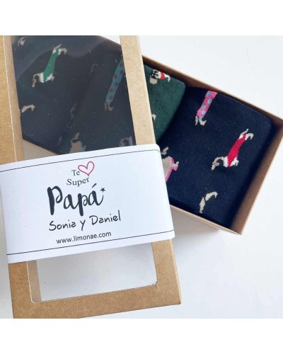 Regalo para el día del padre calcetines divertidos
