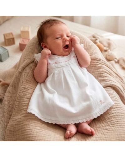 Vestido de piqué para bebé
