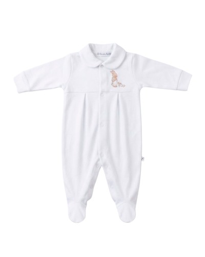 Pijama aterciopelado con conejito en varios colores