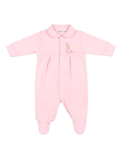 Pijama aterciopelado con conejito en varios colores