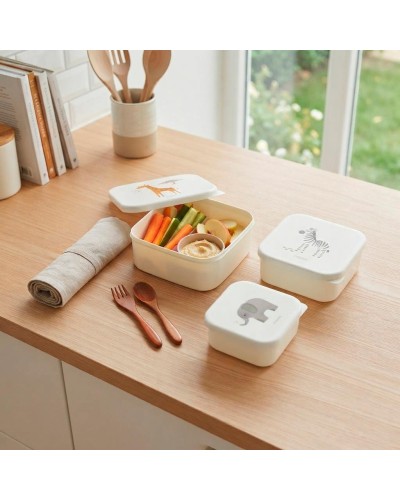 Tuppers o fiambreras infantiles set de 3