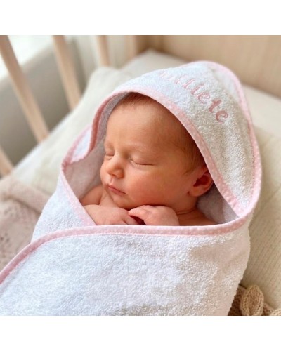 Canastilla Bebé Personalizada | Pelele y Peluche en tonos Rosa
