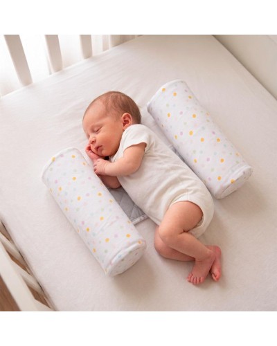 Canastilla bebe para empleados con albornoz y cojín antivuelco