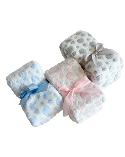 Manta Polar para Bebé con Burbujas | 3 Colores