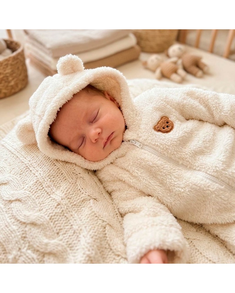 Ropa invierno de Bebé con Capucha de Osito | El Recién Nacido