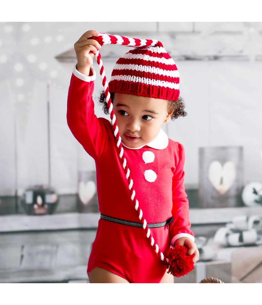 Gorro duende con calentadores Navidad