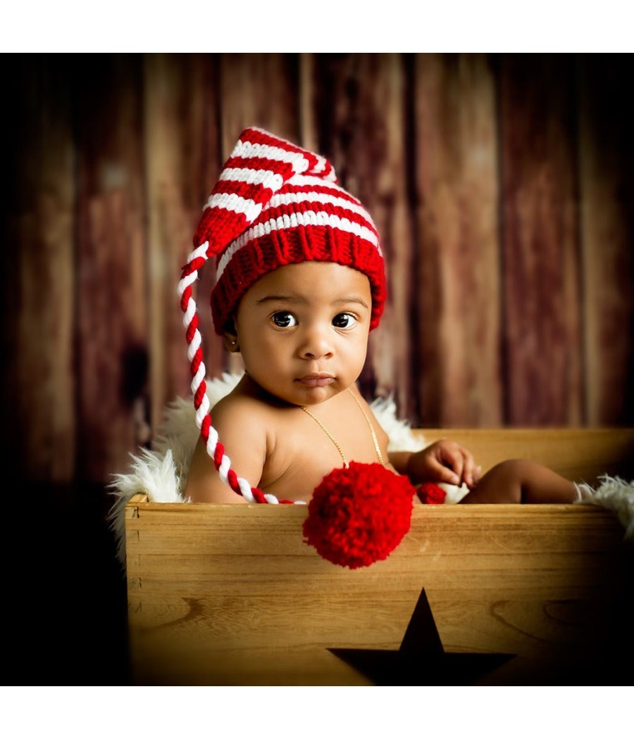 Gorro duende con calentadores Navidad