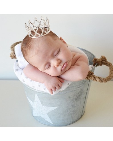 Corona tiara de brillantes para bebé