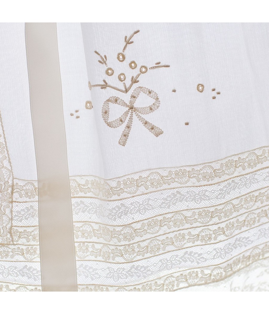 Faldon de Bautizo Eugenia con capota