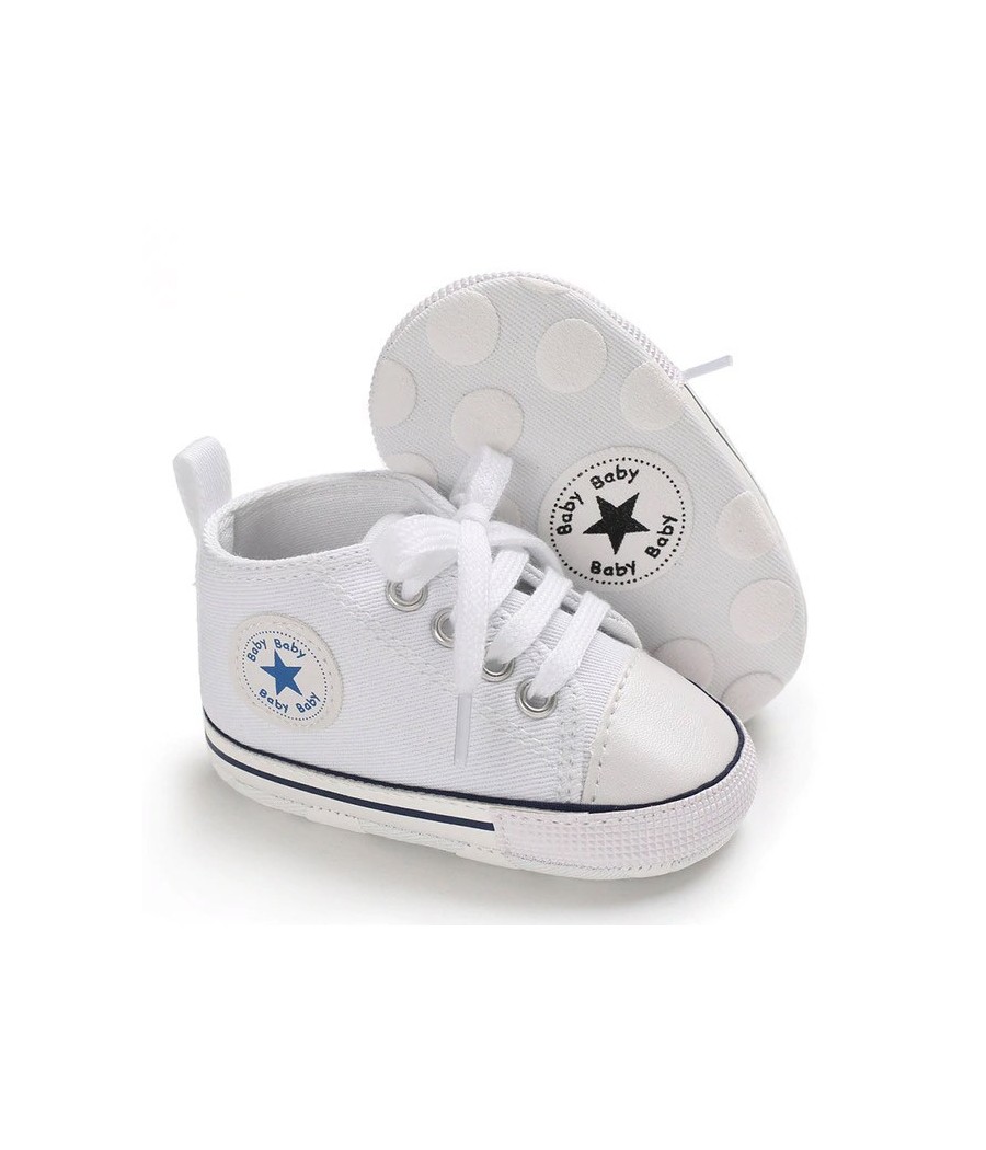 Zapatillas bebe tipo converse