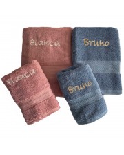 toallas de baño bordadas con nombre