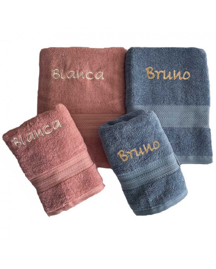 toallas de baño bordadas con nombre