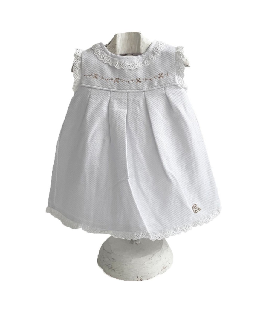 Vestido de piqué para bebés