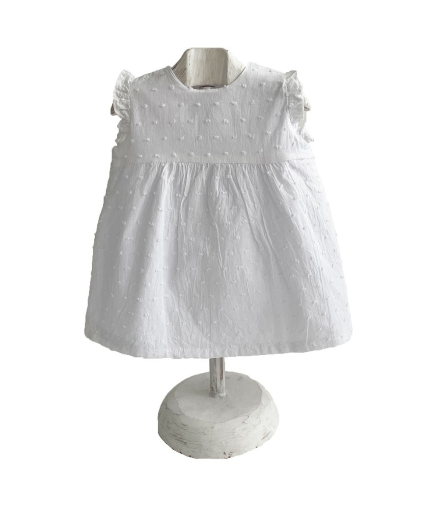 Vestido de plumetti para bebés