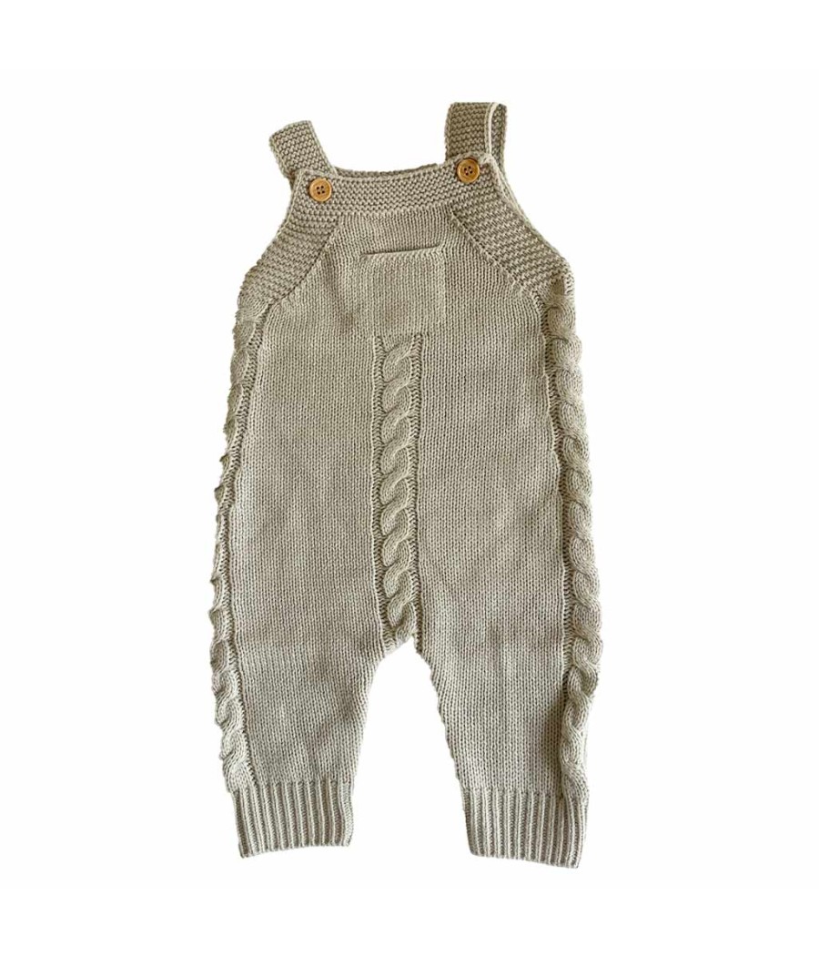 Pelele peto de punto para bebe