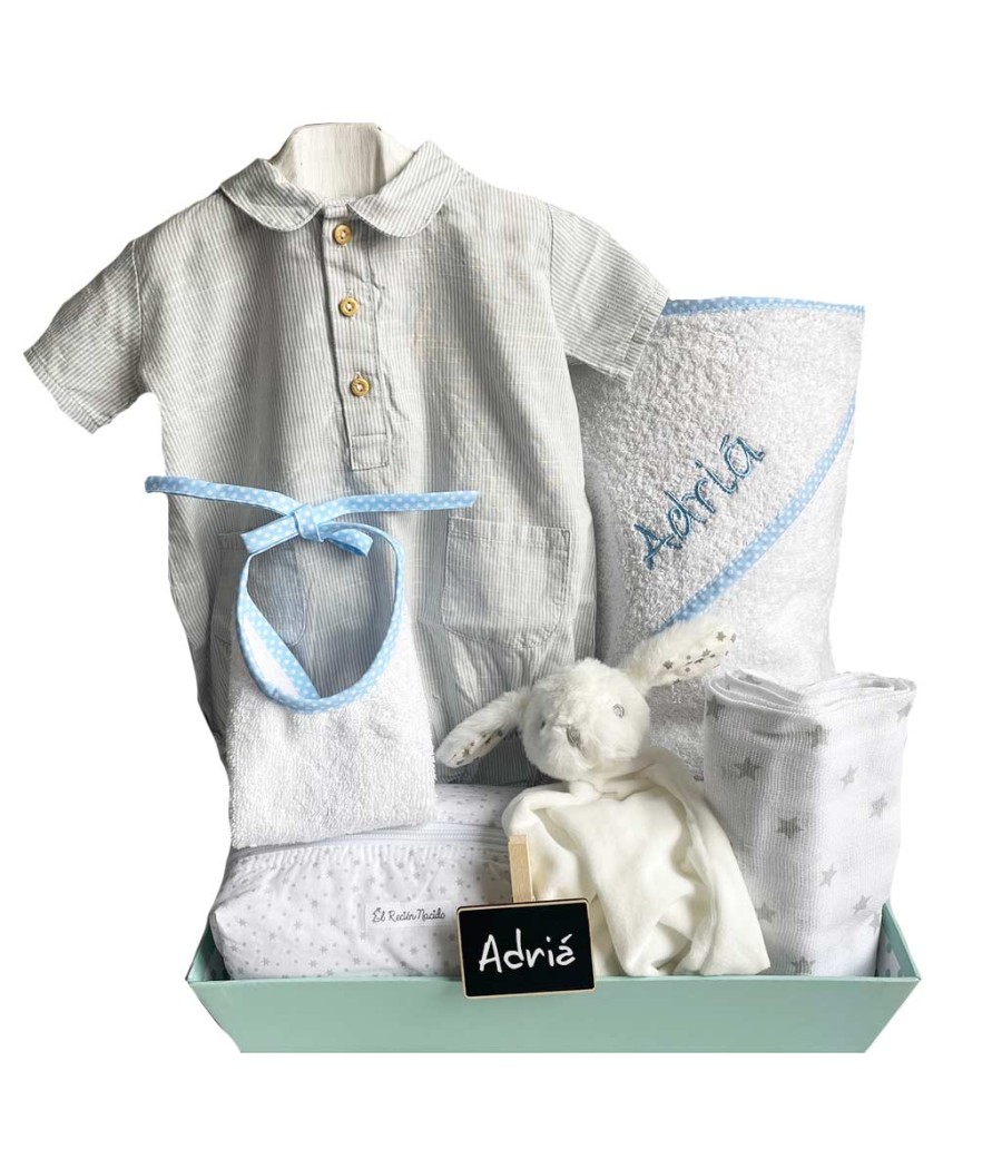 Canastilla bebé con pelele...